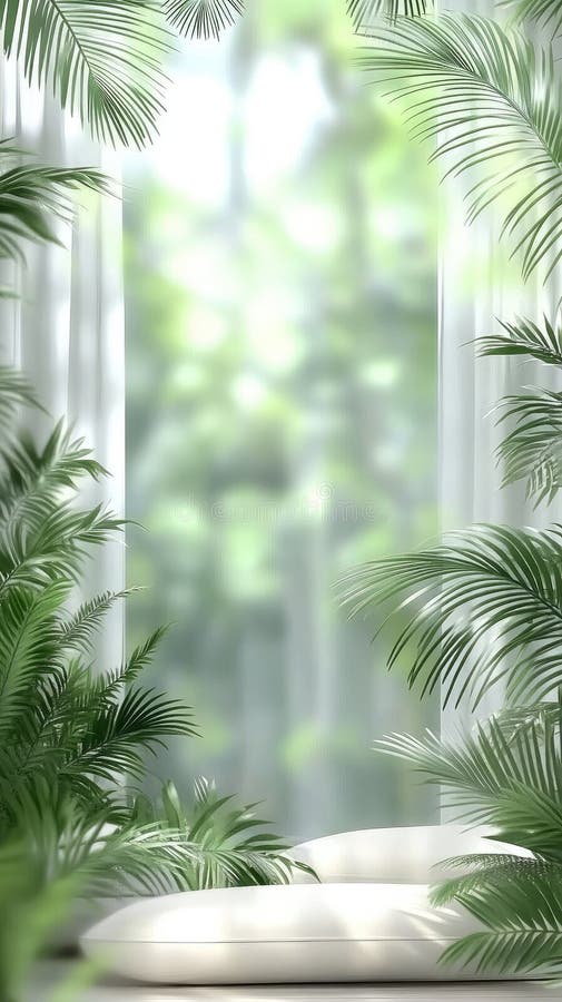 Un birou modern, cu birouri de calculatoare și verdeață, scăldate în lumina naturală, îmbunătățește atmosfera spațiului de lucru royalty free stock photo