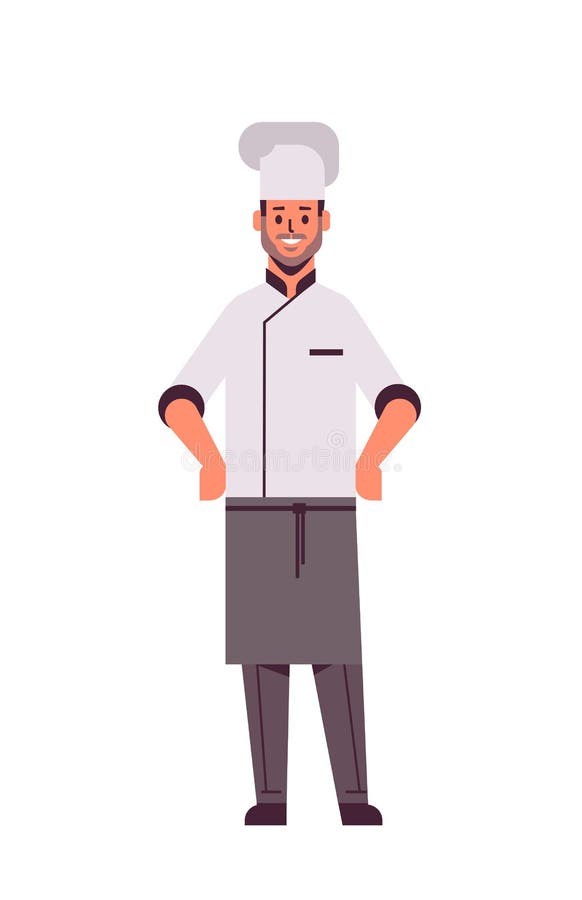 Un chef cuisinier professionnel homme debout pose homme cuisinier cuisinier cuisinier cuisinier cuisinier uniforme concept d'alim