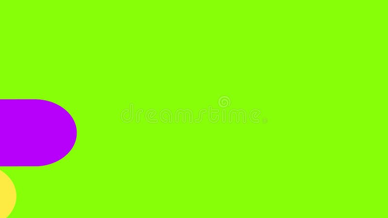 Un ensemble de transitions vidéo simples sur un écran vert. illustration de vecteur