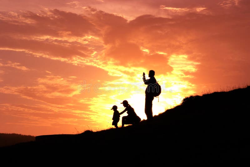 Une famille photos libres de droits