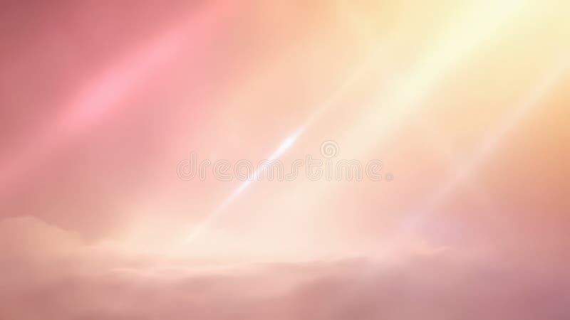 Un fond de bokeh enchanteur avec un mélange de pêche douce et de tons dorés chatoyants. Les cercles flous illustration libre de droits
