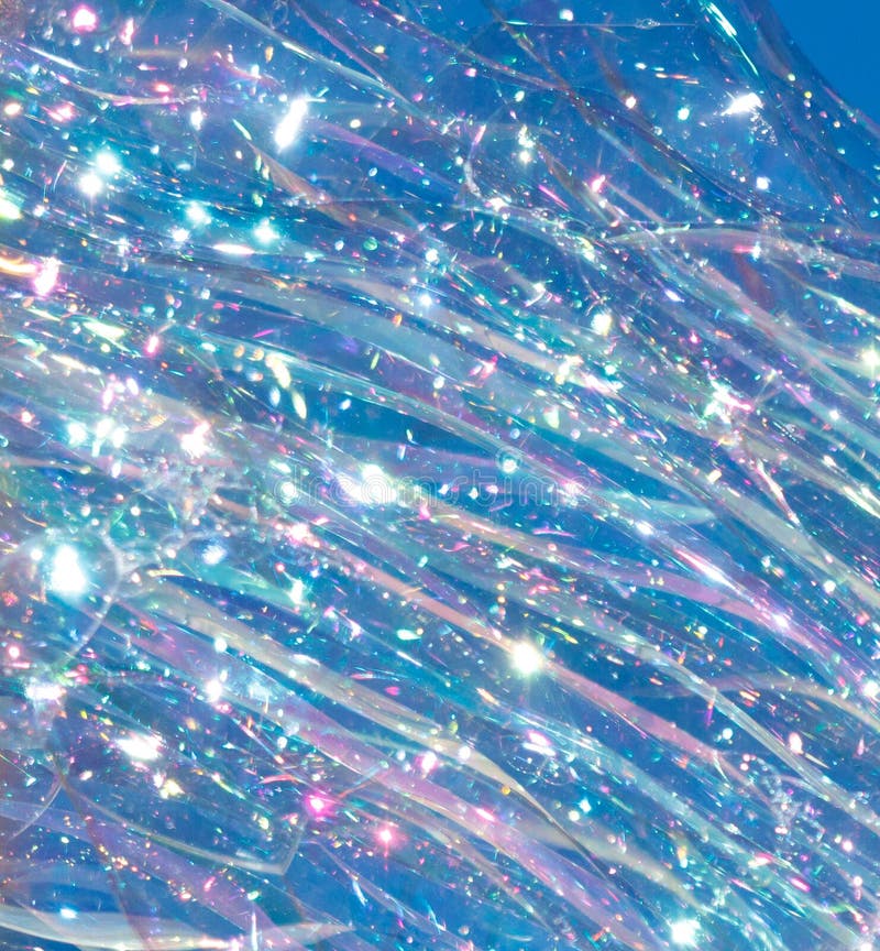 Un fondo azul con muchas líneas de colores brillantes fotos de archivo libres de regalías