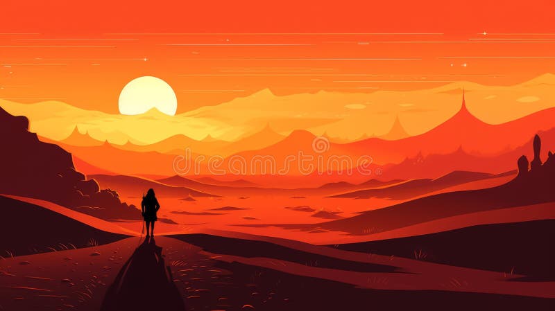 a website background of the sahara desert portrait landscape Art created by AI technology image. a website background of the sahara desert portrait landscape Art created by AI technology image