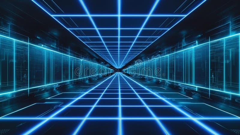 Un fondo digital futurista de alta tecnología imágenes de archivo libres de regalías