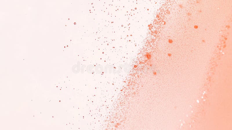 Un fundal portocaliu cu un design abstract care conține particule dispersate royalty free stock photo