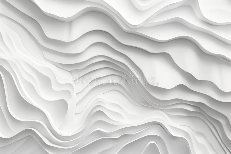 Un fundal simplu alb cu linii elegante ondulate perfecte pentru diferite proiecte de design royalty free stock image