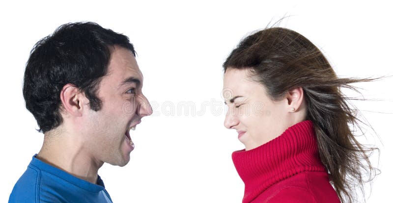 Un grido forte immagini stock libere da diritti