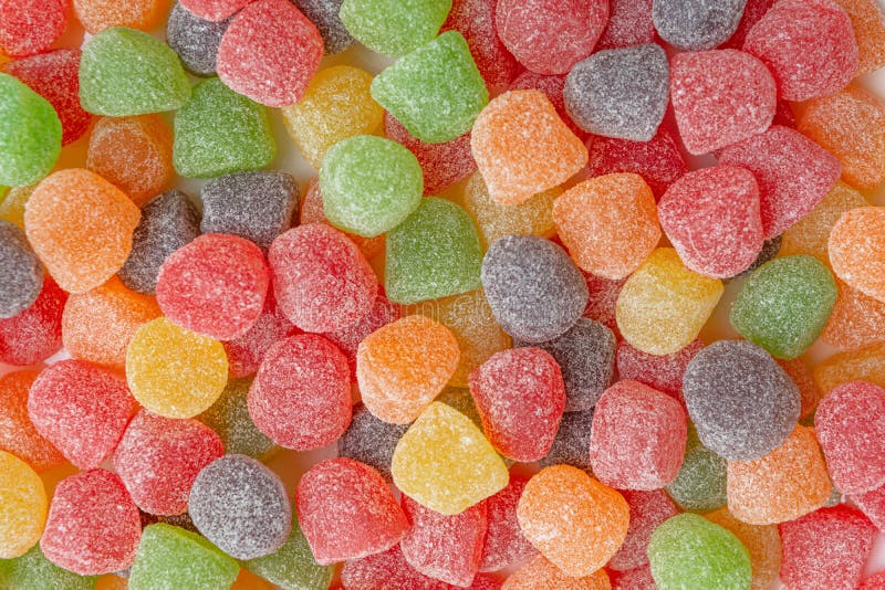 Un grup de gumdrop colorat stock images