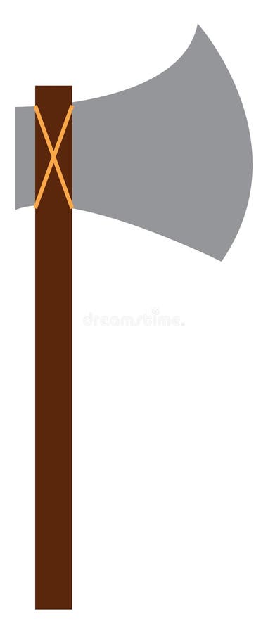 Un hacha afilado con mango largo de madera utilizado para cortar maderas de dibujo o ilustración vectorial ilustración del vector Un hacha afilado con mango largo de madera utilizado para cortar maderas de dibujo o ilustración vectorial ilustración del vector