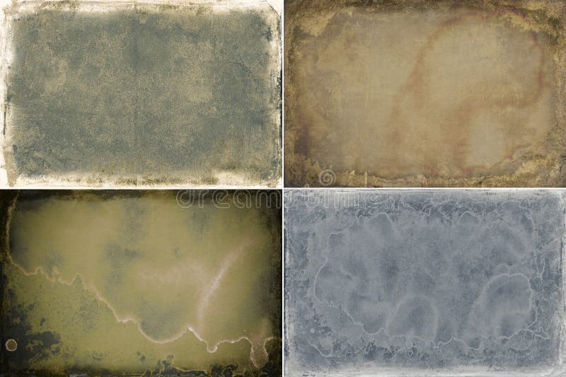 Un insieme di quattro strutture della struttura di lerciume illustrazione di stock Un insieme di quattro strutture della struttura di lerciume illustrazione di stock