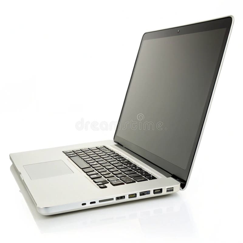 Un laptop elegant și modern royalty free illustration