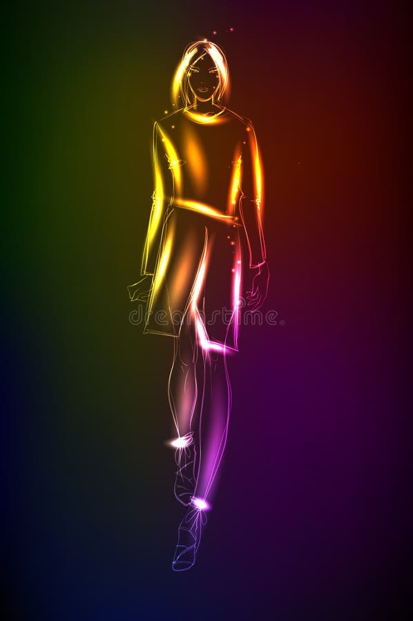 Un ` leggero s della ragazza royalty illustrazione gratis Un ` leggero s della ragazza royalty illustrazione gratis