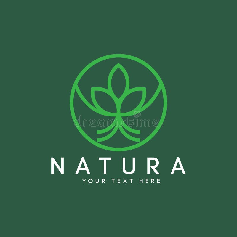 Un Logotipo Para Fines Respetuosos Con La Naturaleza Que Representa Una  Planta Abstracta De Color Verde Sobre Un Fondo Verde Ilustración del Vector  - Ilustración de insignia, travieso: 221365195