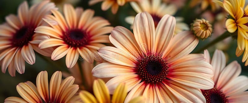 Un mazzo di fiori illustrazione di stock