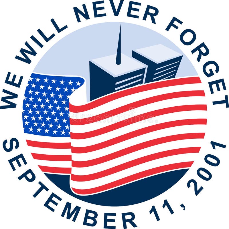 Un memoriale della 911 bandiera americana
