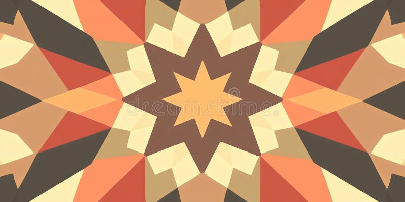 Un model colorat de pătrate și triunghiuri royalty free illustration