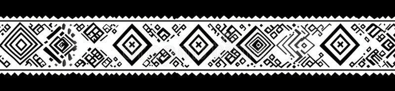 Un motif grungy basse dans un style indigène orné avec un motif en bois monochromatique tribal dessiné à la main. Un motif grungy basse dans un style indigène orné avec un motif en bois populaire tribal monochromatique généré par l'IA