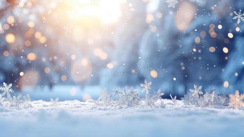 Un paisaje de invierno sereno perfecto para los diseños de temporada imagenes de archivo