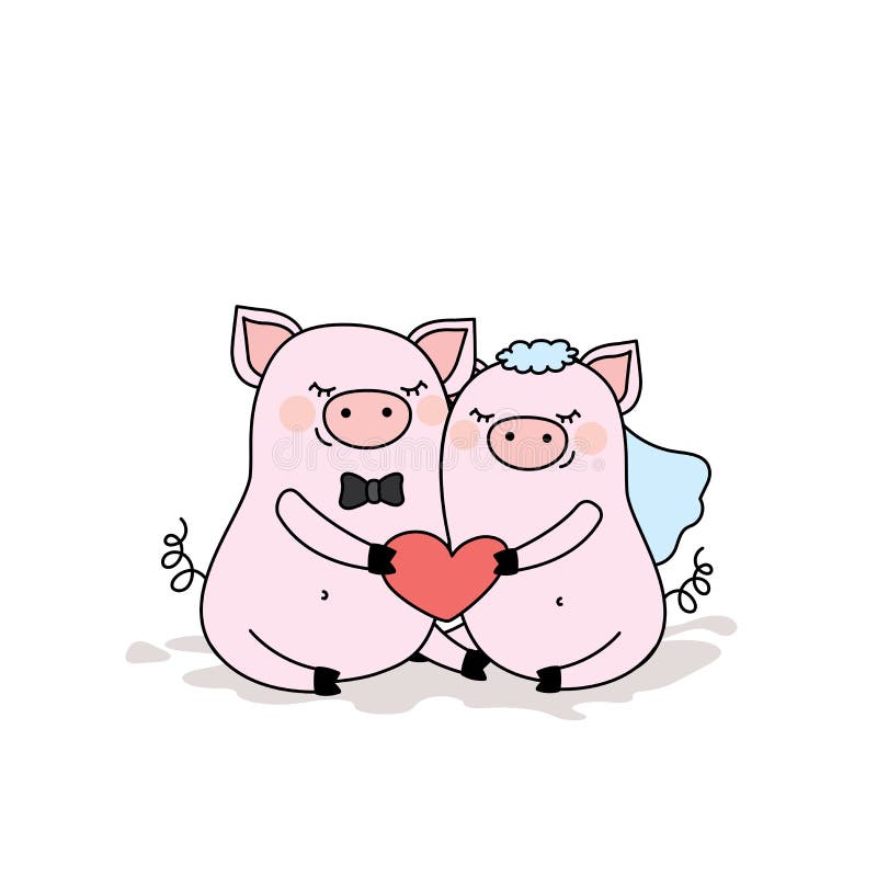 pic Imagenes De Cerditos Enamorados Animados cerdos enamorados dos lindos animales