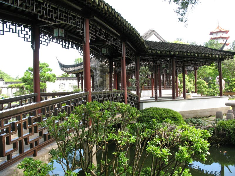 Un Passaggio Cinese immagine stock