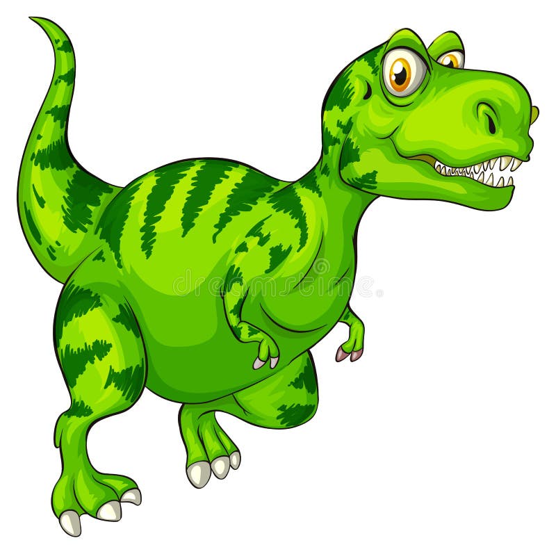 Un Personaje De Dibujos Animados De Dinosaurios Raptorex Ilustración del  Vector - Ilustración de cuadro, cubo: 220814599