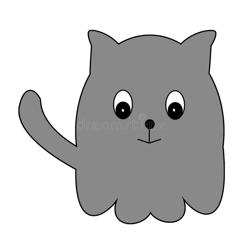 Un Petit Chat Gris Dessine Sur Fond Blanc Illustration Stock Illustration Du Isolement Amusement Un Petit Chat Gris Dessine Sur Fond Blanc Illustration Stock Illustration Du Isolement Amusement