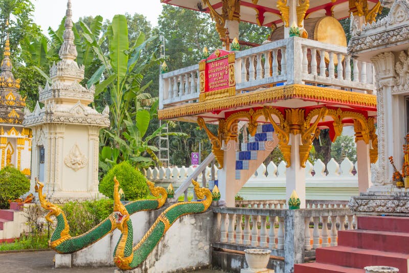 Un pezzo di tempio di Buddhish nel Laos immagini stock libere da diritti Un pezzo di tempio di Buddhish nel Laos immagini stock libere da diritti