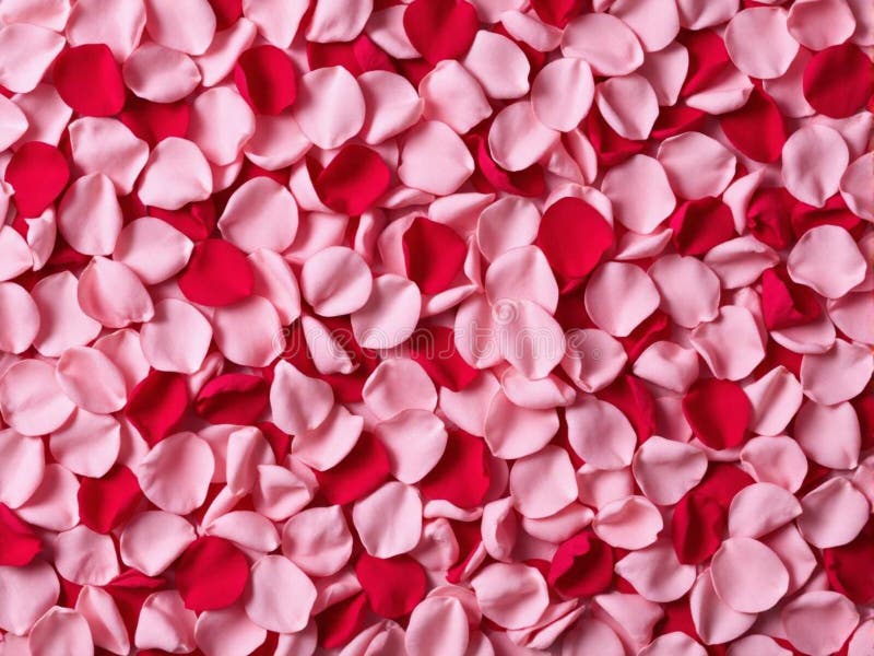 Un primo piano di petali rosa e rosso. valentina fotografia stock