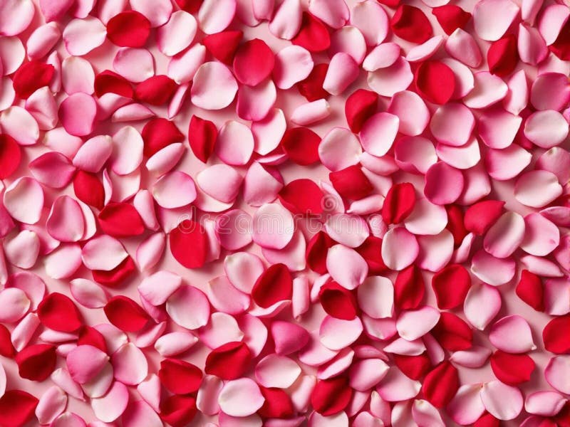 Un primo piano di petali rosa e rosso. valentina fotografie stock