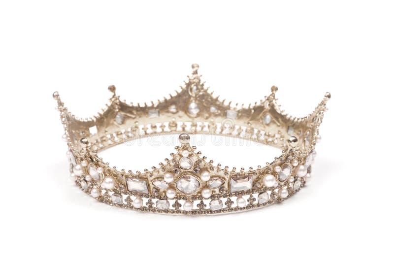 Corona D'oro Del Re O Della Regina Potere Reale E Del Simbolo Del