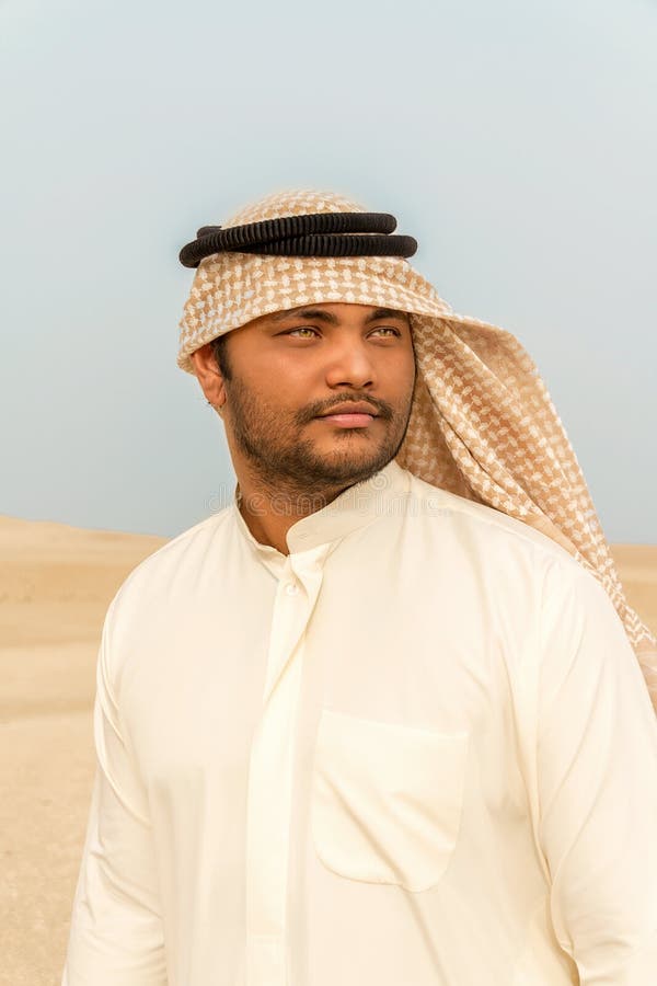 Un ritratto di un uomo arabo immagine stock Un ritratto di un uomo arabo immagine stock