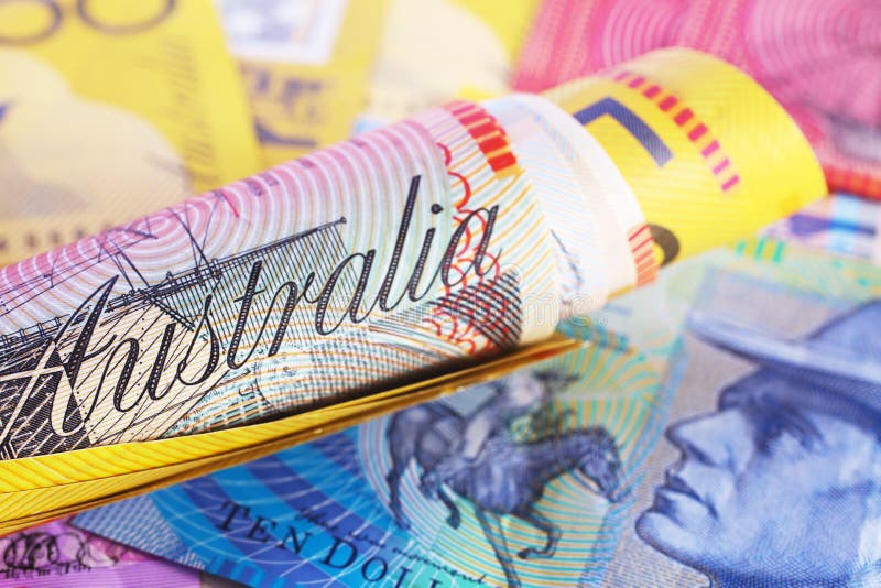 Valuta australiana immagini stock Valuta australiana immagini stock