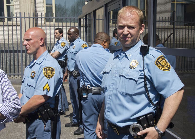 UN Security Guards stock images UN Security Guards stock images