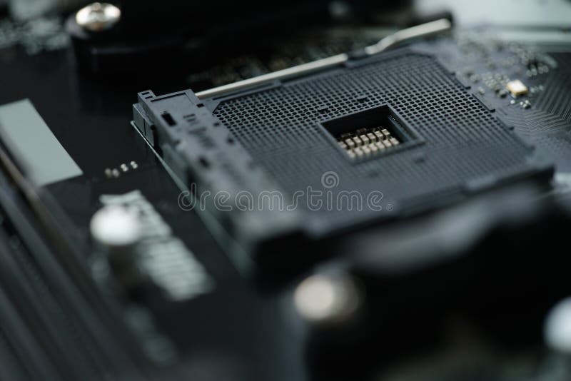 Un set de detalii pentru citirea informațiilor de pe un laptop stock images