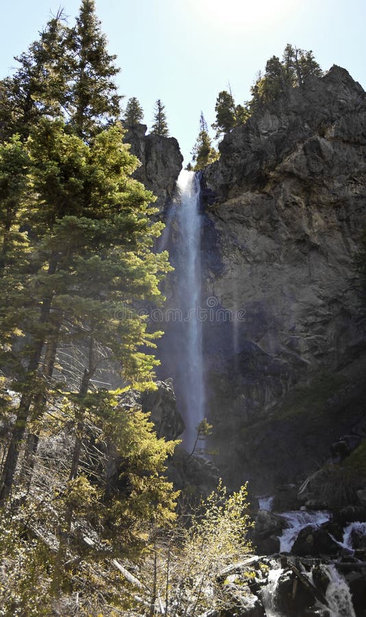 A Treasure Falls Observation Site, San Juan National Forest, Near Creede, Colorado. A Treasure Falls Observation Site, San Juan National Forest, Near Creede, Colorado