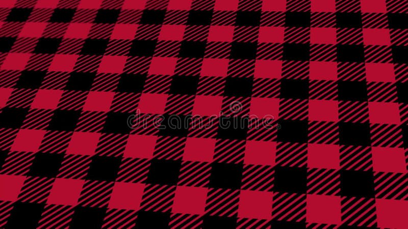 Un tipar abstract cu elemente geometrice verificate animate. fundal gradient negru roșu royalty free illustration