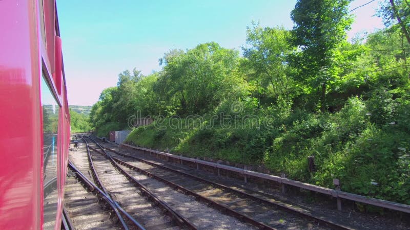 Un train de vapeur part Grosmont Stationz clips vidéos