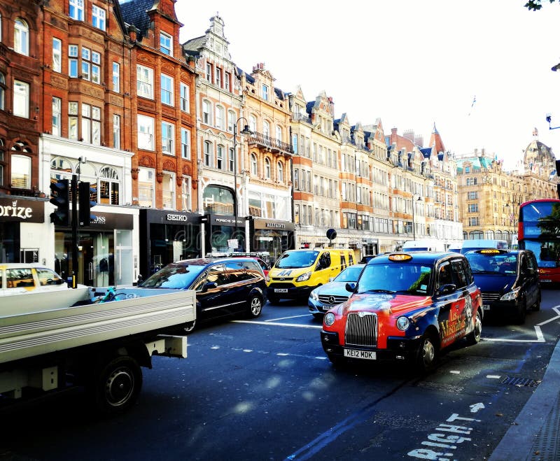 Un viale di Londra immagine stock libera da diritti Un viale di Londra immagine stock libera da diritti