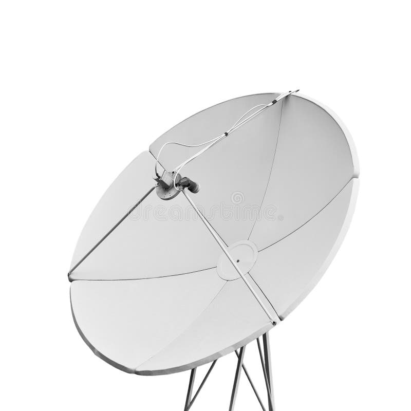 Una antena parabólica foto de archivo libre de regalías Una antena parabólica foto de archivo libre de regalías