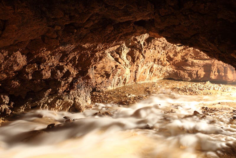In una caverna immagini stock In una caverna immagini stock