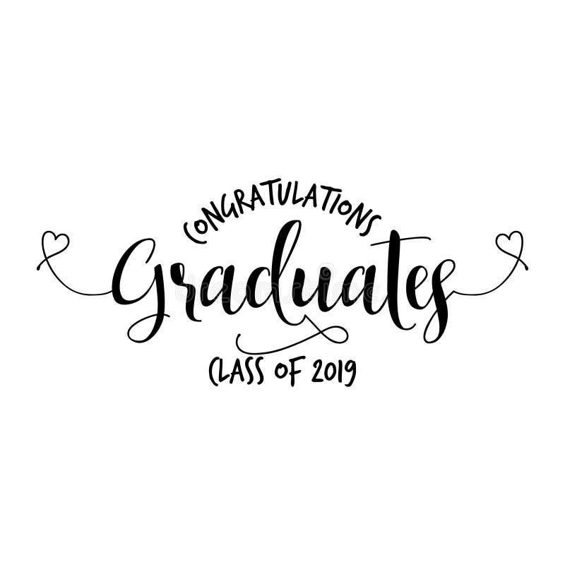 Una classe dei laureati di congratulazioni di 2019 royalty illustrazione gratis Una classe dei laureati di congratulazioni di 2019 royalty illustrazione gratis