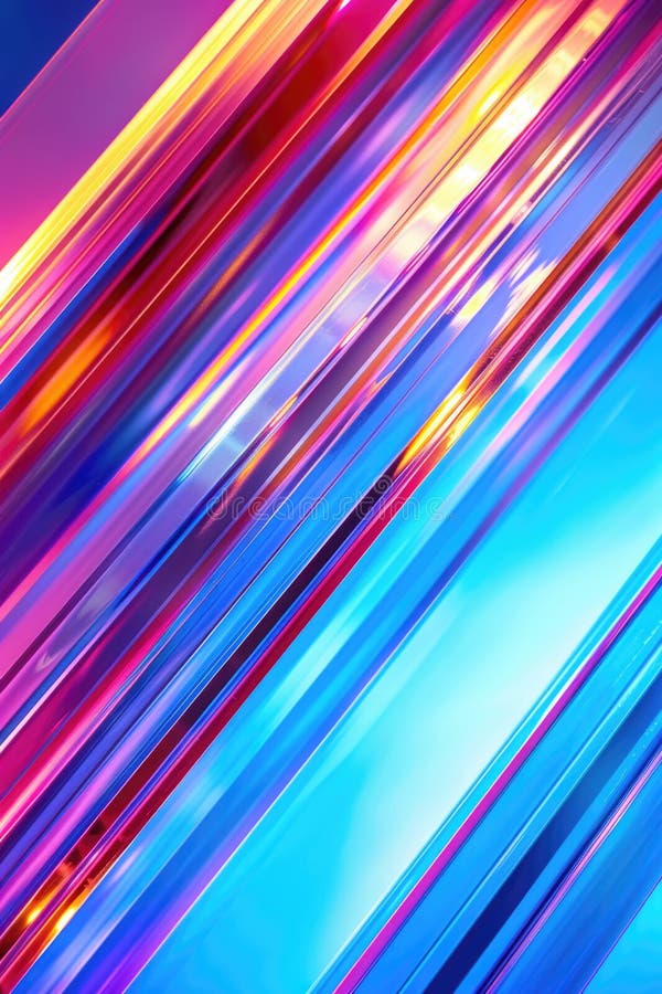 Una colorida imagen abstracta de rayas azules y rojas imágenes de archivo libres de regalías