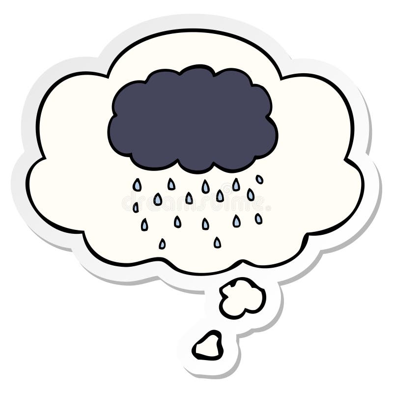 Una Creativa Nube De Dibujos Animados Y Una Burbuja De Pensamiento Como Pegatina Impresa Ilustración del Vector - Ilustración de pegatina, retro: 152897965 Una Creativa Nube De Dibujos Animados Y Una Burbuja De Pensamiento Como Pegatina Impresa Ilustración del Vector - Ilustración de pegatina, retro: 152897965