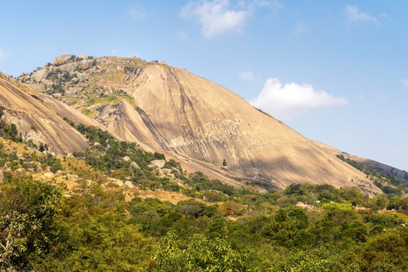 Huge monolith rock called Sibebe next to Mbabane, capital city of Eswatini. Huge monolith rock called Sibebe next to Mbabane, capital city of Eswatini