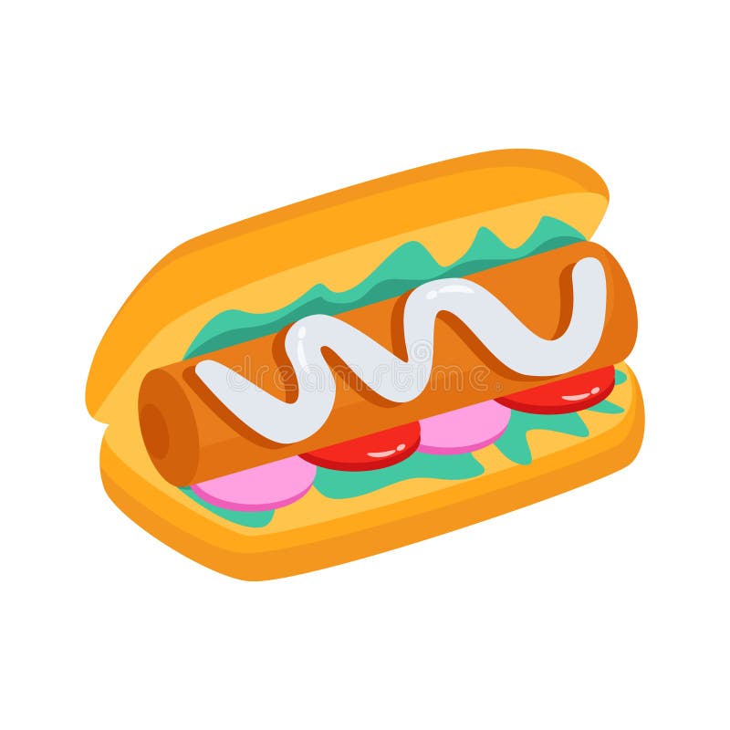 Una fantastica icona di hamburger progettata in stile 3d illustrazione di stock