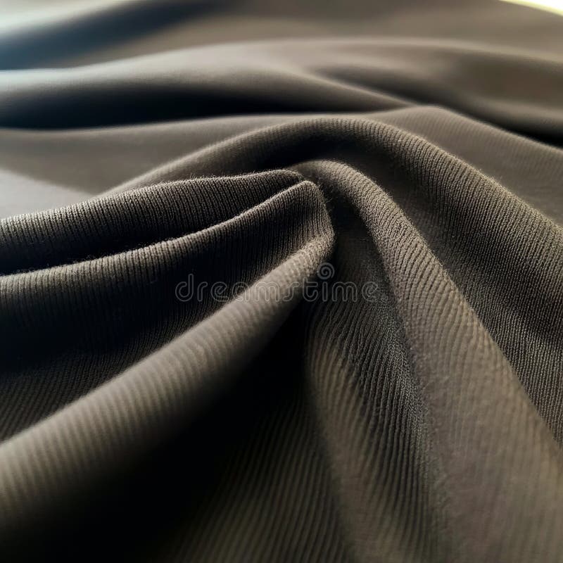 Una foto ravvicinata di un tessuto grigio scuro immagini stock libere da diritti