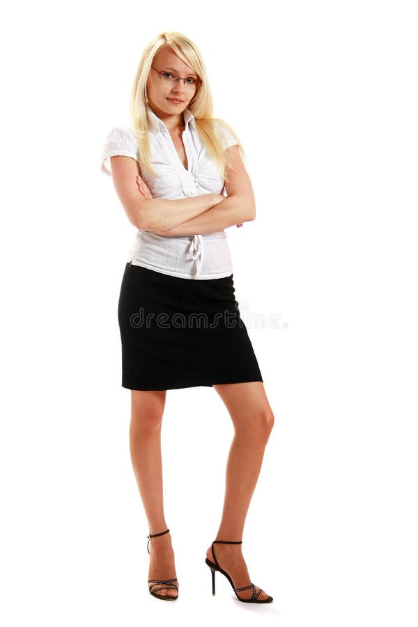 Una giovane donna attraente fotografia stock