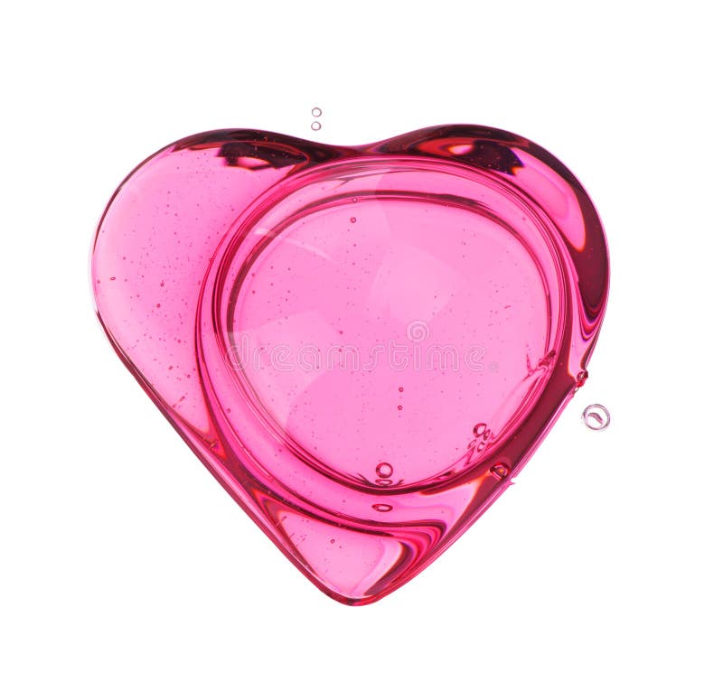 Una Goccia Di Sapone Sotto Forma Di Cuore Immagine Stock Immagine Di Bolla Realistico