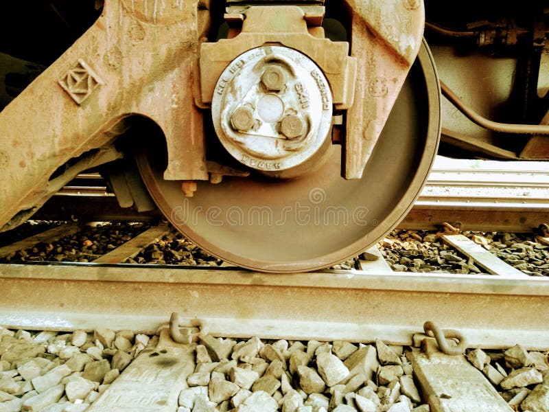 Una Imagen De Una Rueda Del Tren Imagen de archivo - Imagen de ferrocarril,  rueda: 148389457