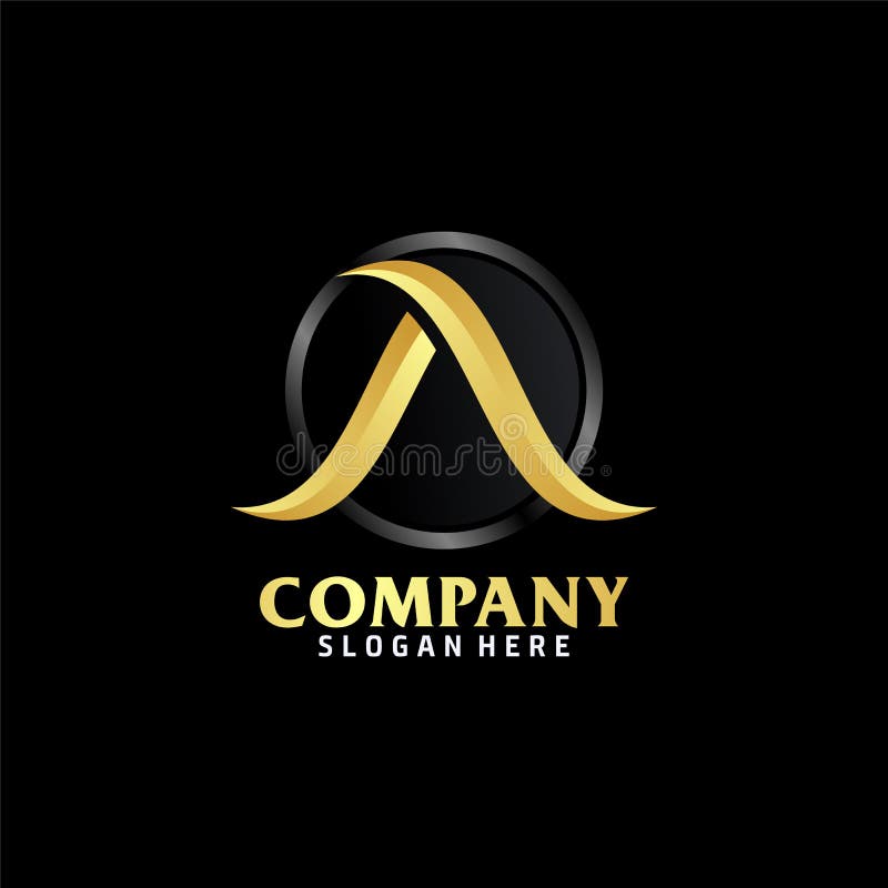 Una letra única y carismática un logotipo ilustración del vector Una letra única y carismática un logotipo ilustración del vector